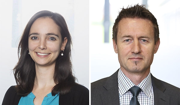 Kathrin Kamm (left) and Dirk Eisenmann (right)