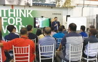 The Biesse digital factory at LIGNA 2019: a winning alliance between man and robot