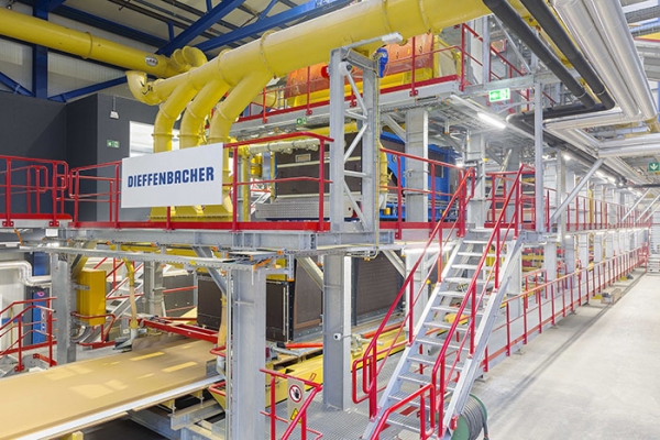 Image: DIEFFENBACHER particleboard forming station