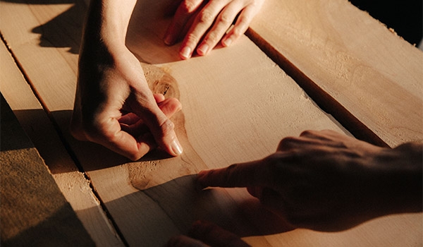 'No.1 Common'at Material Matters - Three designers uncover wood's natural beauty at 3 daysofdesign
